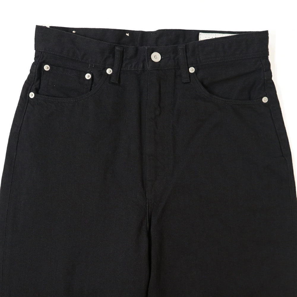 KURO DENIM (クロ デニム)OPTIMA Wide Straight Denim "BLACK ONE WASH"【964103】