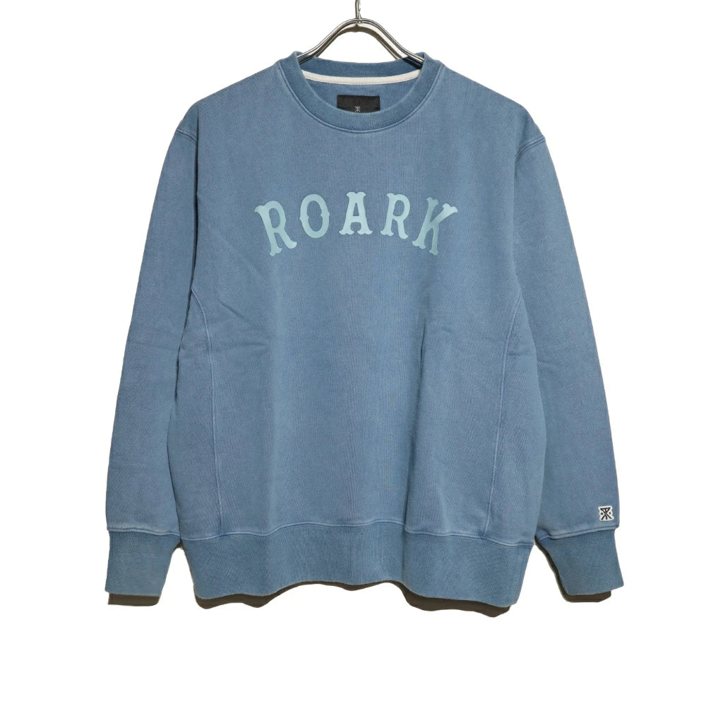 ROARK REVIVAL(ロアーク リバイバル)"MEDIEVAL” CREW SWEAT ロゴ クルーネック スウェット【RSWJ1171-BLK/SLB】