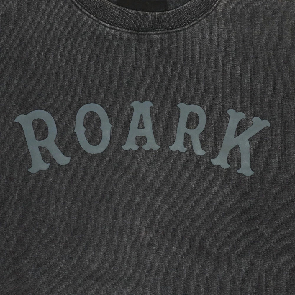 ROARK REVIVAL(ロアーク リバイバル)"MEDIEVAL” CREW SWEAT ロゴ クルーネック スウェット【RSWJ1171-BLK/SLB】