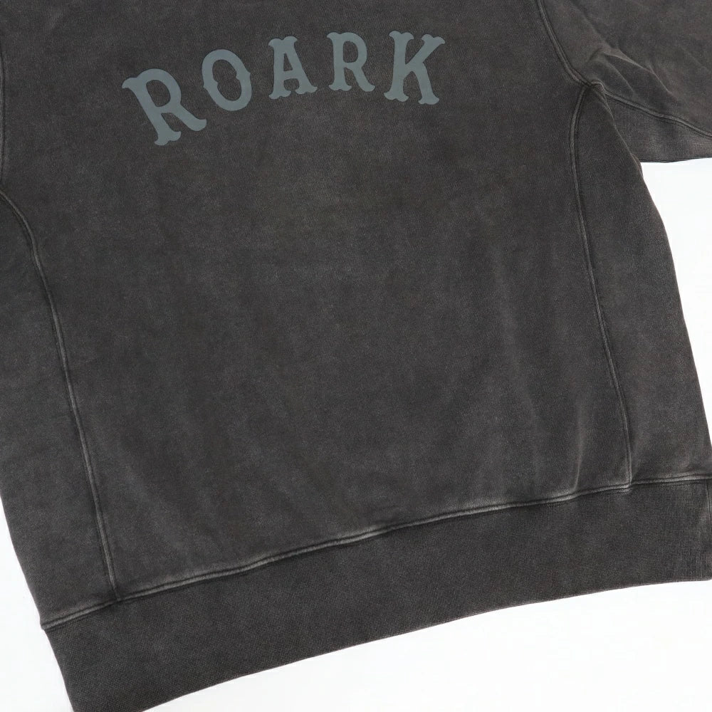 ROARK REVIVAL(ロアーク リバイバル)"MEDIEVAL” CREW SWEAT ロゴ クルーネック スウェット【RSWJ1171-BLK/SLB】
