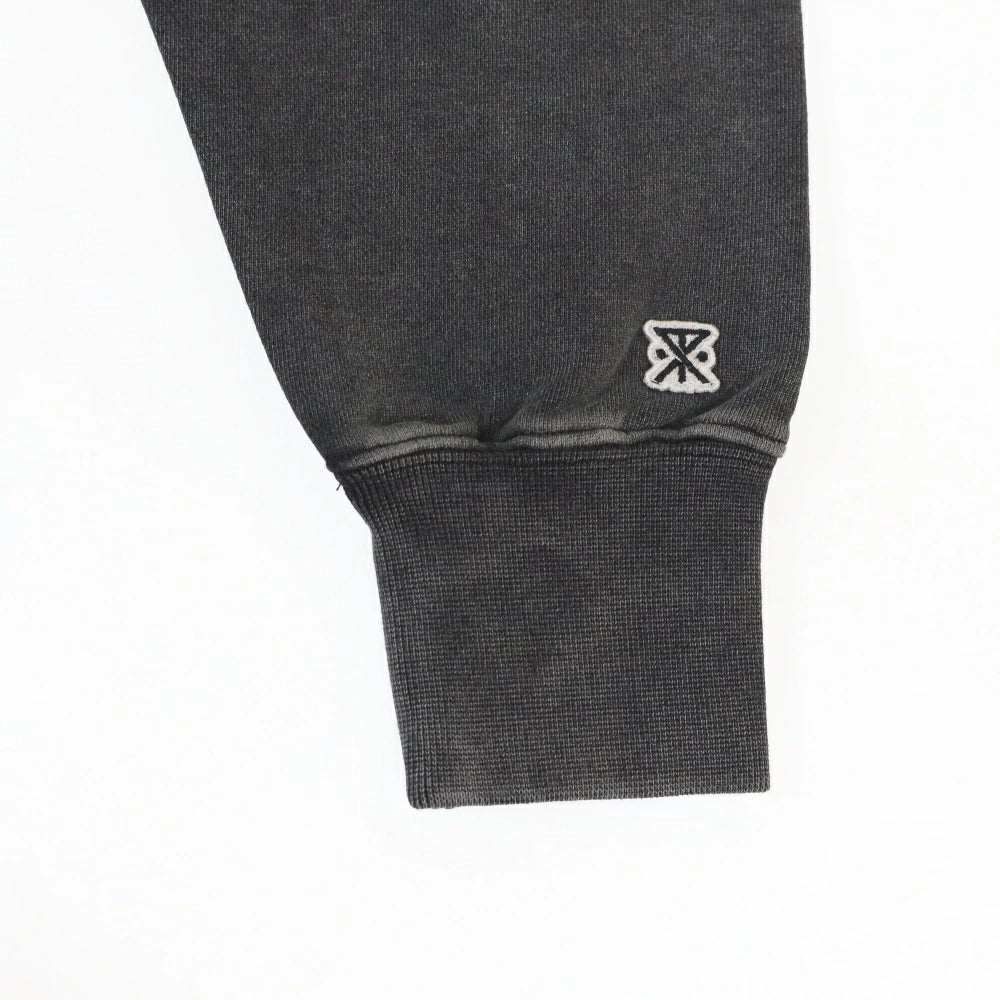 ROARK REVIVAL(ロアーク リバイバル)"MEDIEVAL” CREW SWEAT ロゴ クルーネック スウェット【RSWJ1171-BLK/SLB】