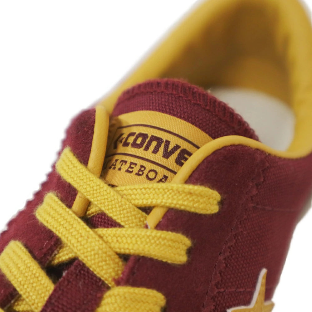 CONVERSE SKATEBOARDING(コンバース スケートボーディング) ROADCLASSIC SK OX　ロードクラシック SK OX ”バーガンディ/オレンジ”【33702151】