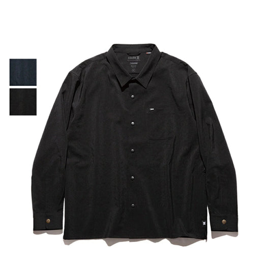 ROARK(ロアーク)DELTA QUICKDRY LS SHIRTS【RLWJ1000-BLK/DGY】