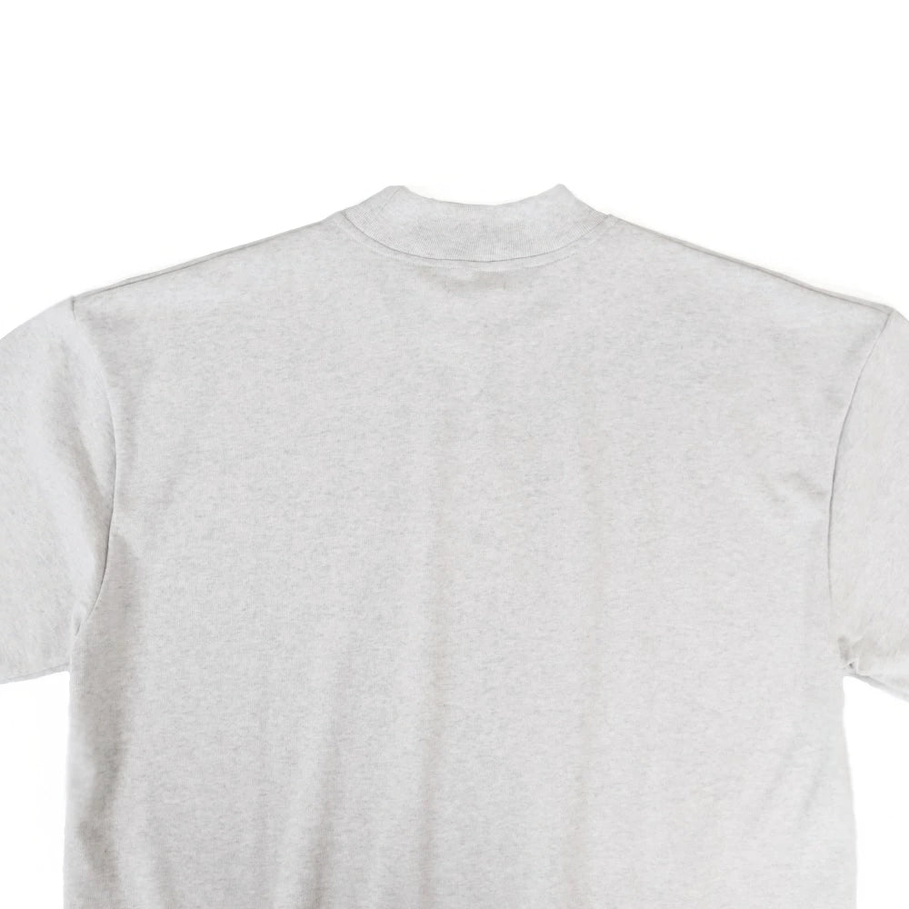 LAMOND(ラモンド)　TUNISEX/ユニセックス DRAWST Mock Neck Cotton Long Tee ドロスト モックネック コットン ロングT【LM-C-207-CT】