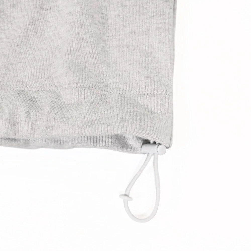 LAMOND(ラモンド)　TUNISEX/ユニセックス DRAWST Mock Neck Cotton Long Tee ドロスト モックネック コットン ロングT【LM-C-207-CT】