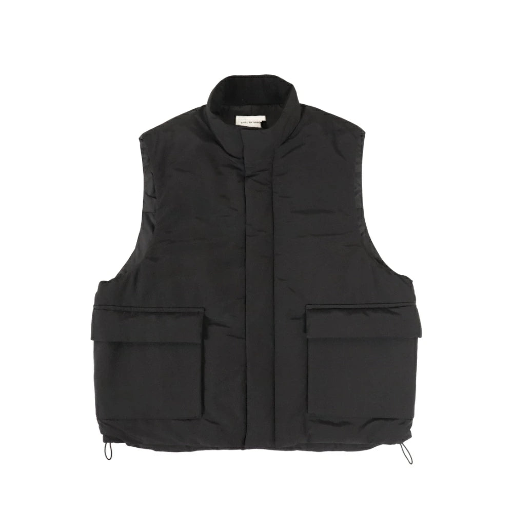 STILL BY HAND(スティル バイ ハンド)Stand collar Padded Vest スタンドカラー 中綿 ナイロンベスト【VE01253】