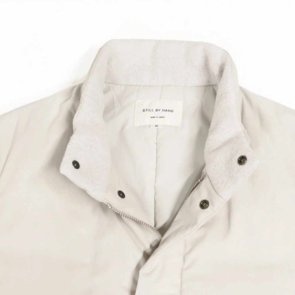 STILL BY HAND(スティル バイ ハンド)Stand collar Padded Vest スタンドカラー 中綿 ナイロンベスト【VE01253】