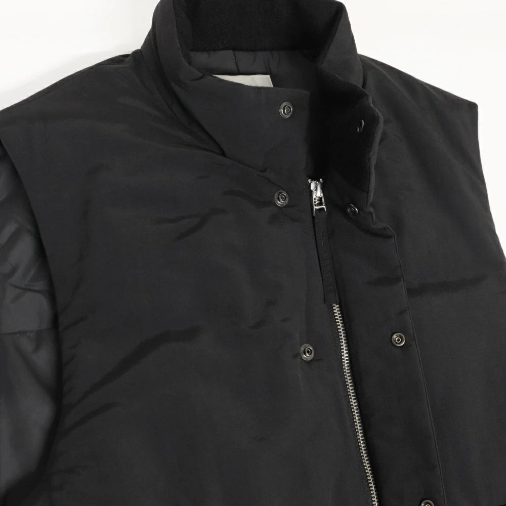 STILL BY HAND(スティル バイ ハンド)Stand collar Padded Vest スタンドカラー 中綿 ナイロンベスト【VE01253】
