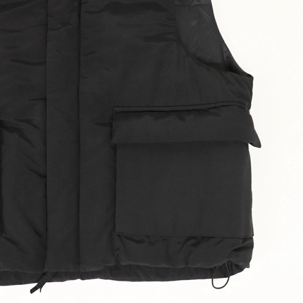 STILL BY HAND(スティル バイ ハンド)Stand collar Padded Vest スタンドカラー 中綿 ナイロンベスト【VE01253】