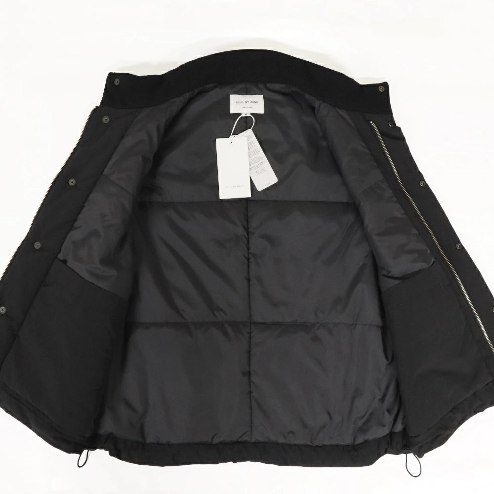 STILL BY HAND(スティル バイ ハンド)Stand collar Padded Vest スタンドカラー 中綿 ナイロンベスト【VE01253】