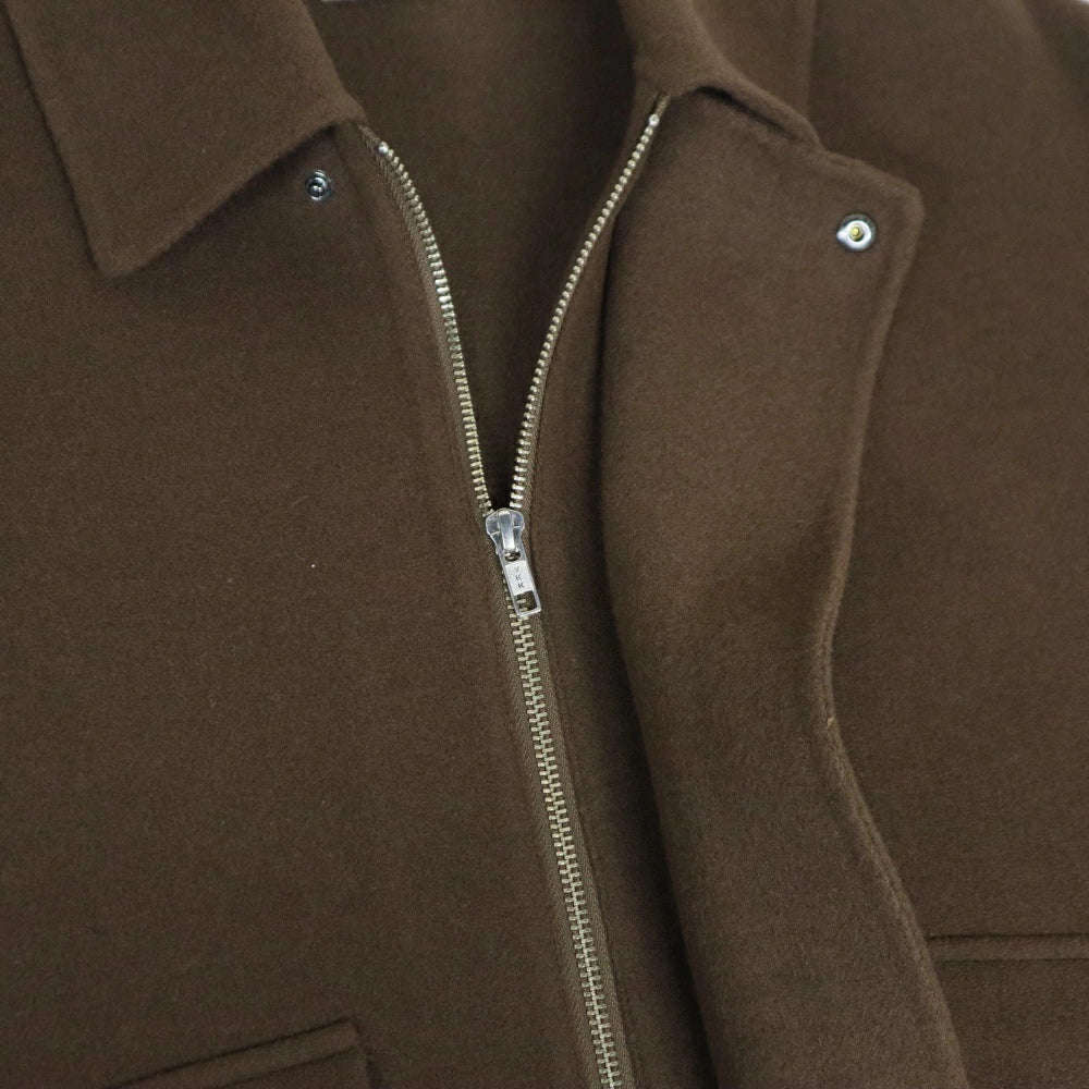 LAMOND(ラモンド) DOUBLE WEAVE WOOL BLOUSON スーパー140 ウール ブルゾン【LM-O-131】