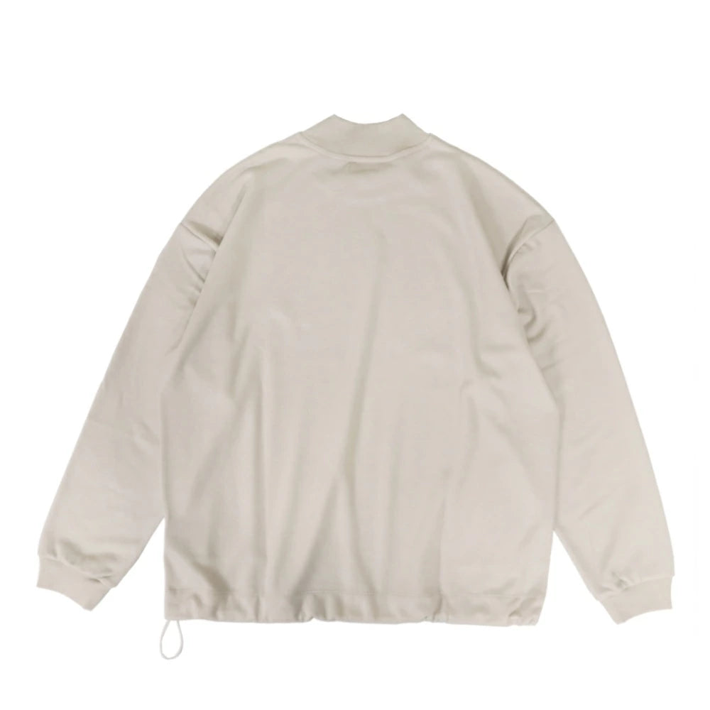 LAMOND(ラモンド) UNISEX/ユニセックス DRAWST Mock Neck Wool Long Teeドロスト モックネック ウォッシャブルウール ロングT【LM-C-207-WL】