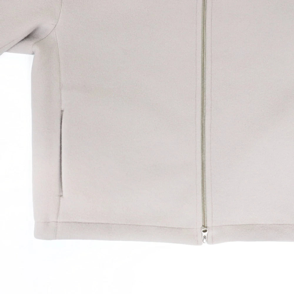 LAMOND(ラモンド)Unisex/ユニセックス Pure Super100s Lambs Wool Fleece Blouson スーパー100s ラムウール フリース スタンドカラーブルゾン【LM-O-130】