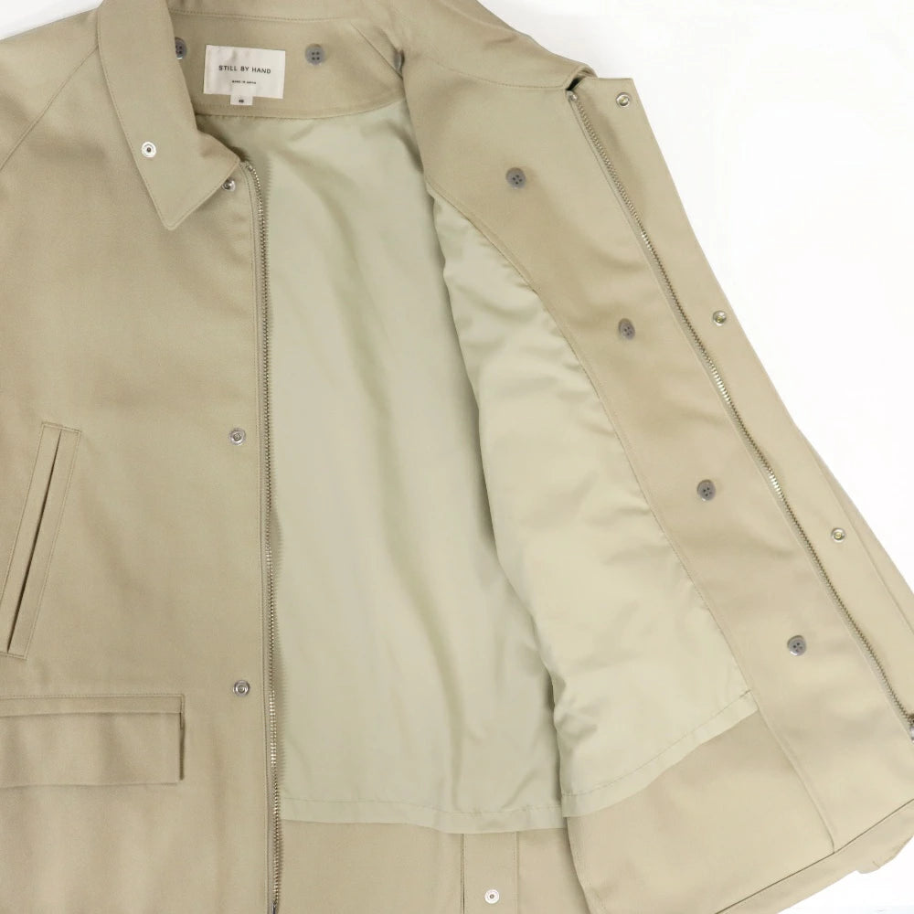 STILL BY HAND(スティル バイ ハンド) Cotton/Polyester Short Blouson with Liner コットン/ポリエステル ライナー付き ショートブルゾン【CO02254】