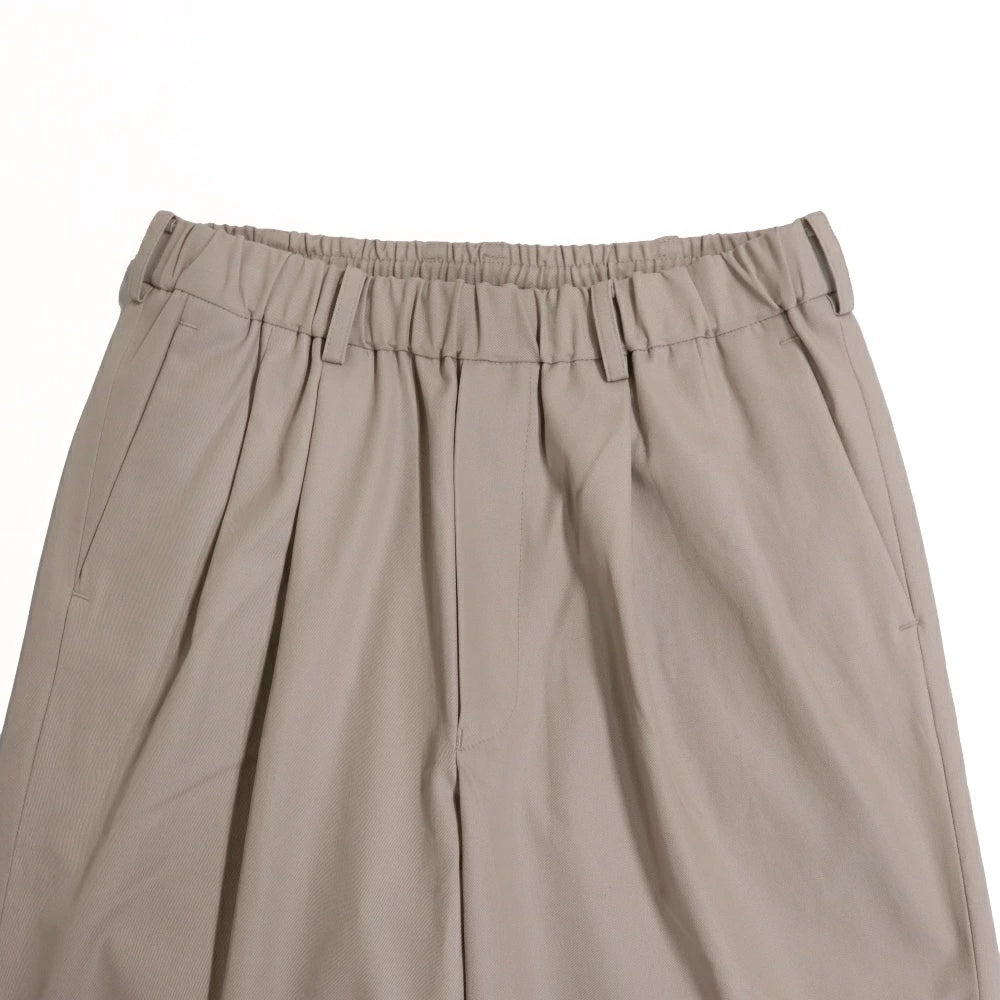 LAMOND(ラモンド)Organic Cotton High Twist Wide Pants オーガニックコットン ハイツイスト ワイドパンツ【LM-P-137-TWI】