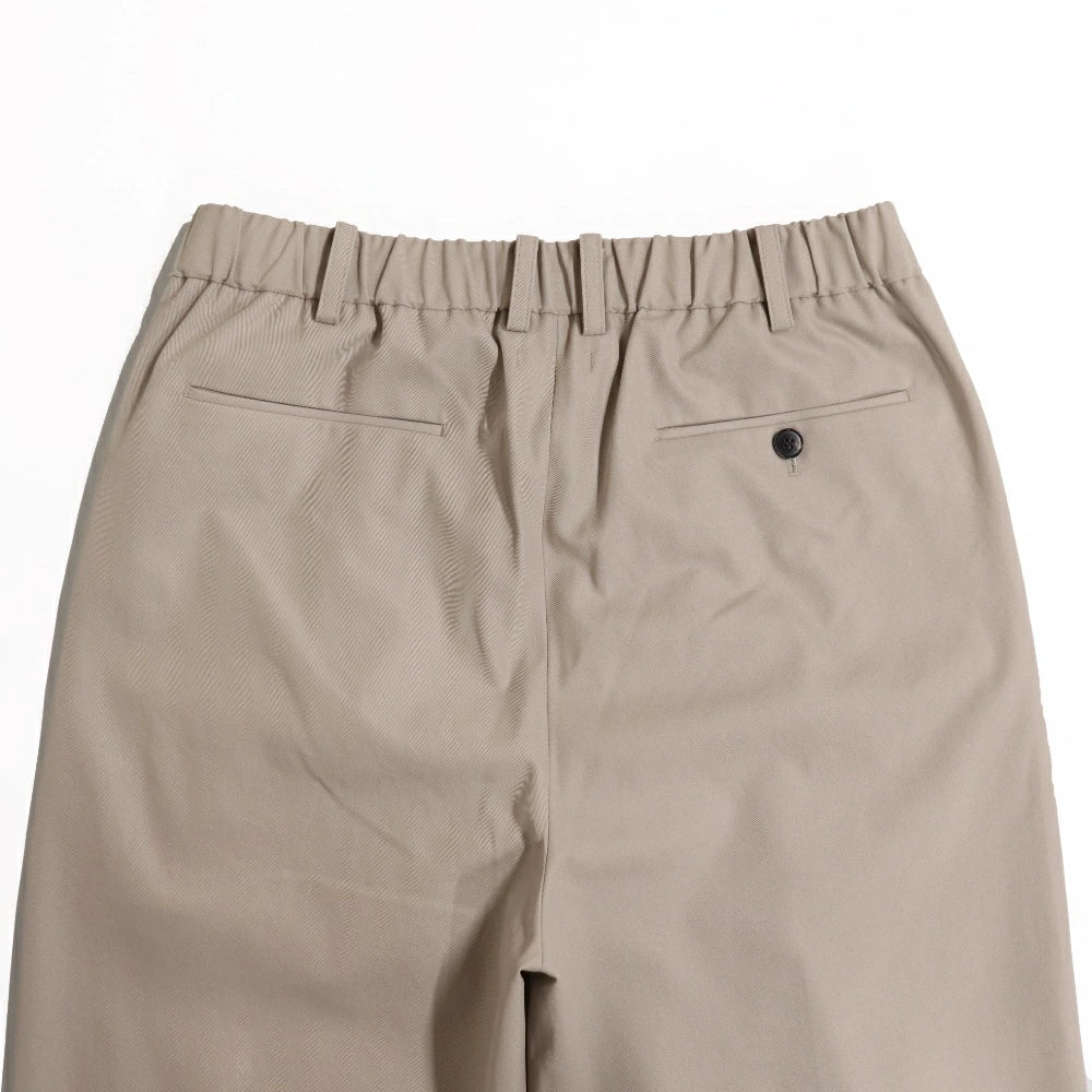 LAMOND(ラモンド)Organic Cotton High Twist Wide Pants オーガニックコットン ハイツイスト ワイドパンツ【LM-P-137-TWI】