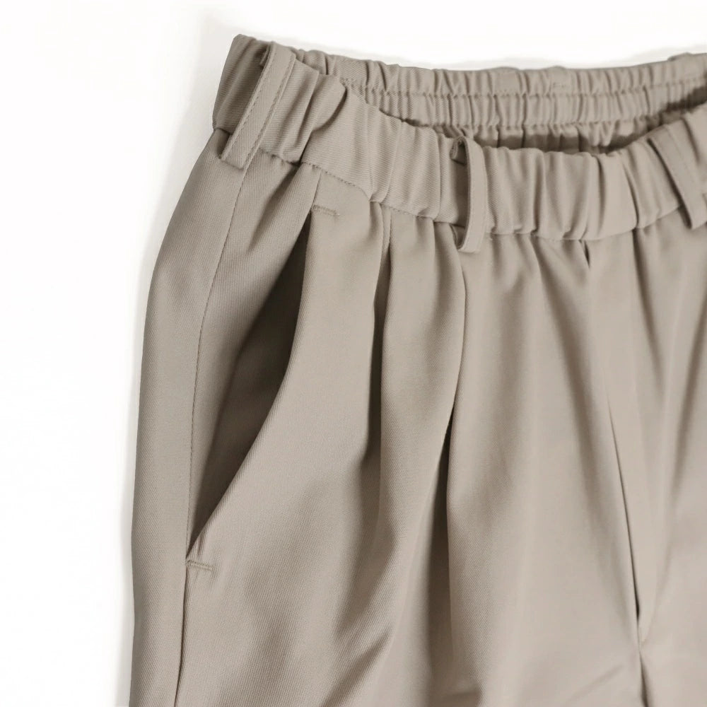 LAMOND(ラモンド)Organic Cotton High Twist Wide Pants オーガニックコットン ハイツイスト ワイドパンツ【LM-P-137-TWI】