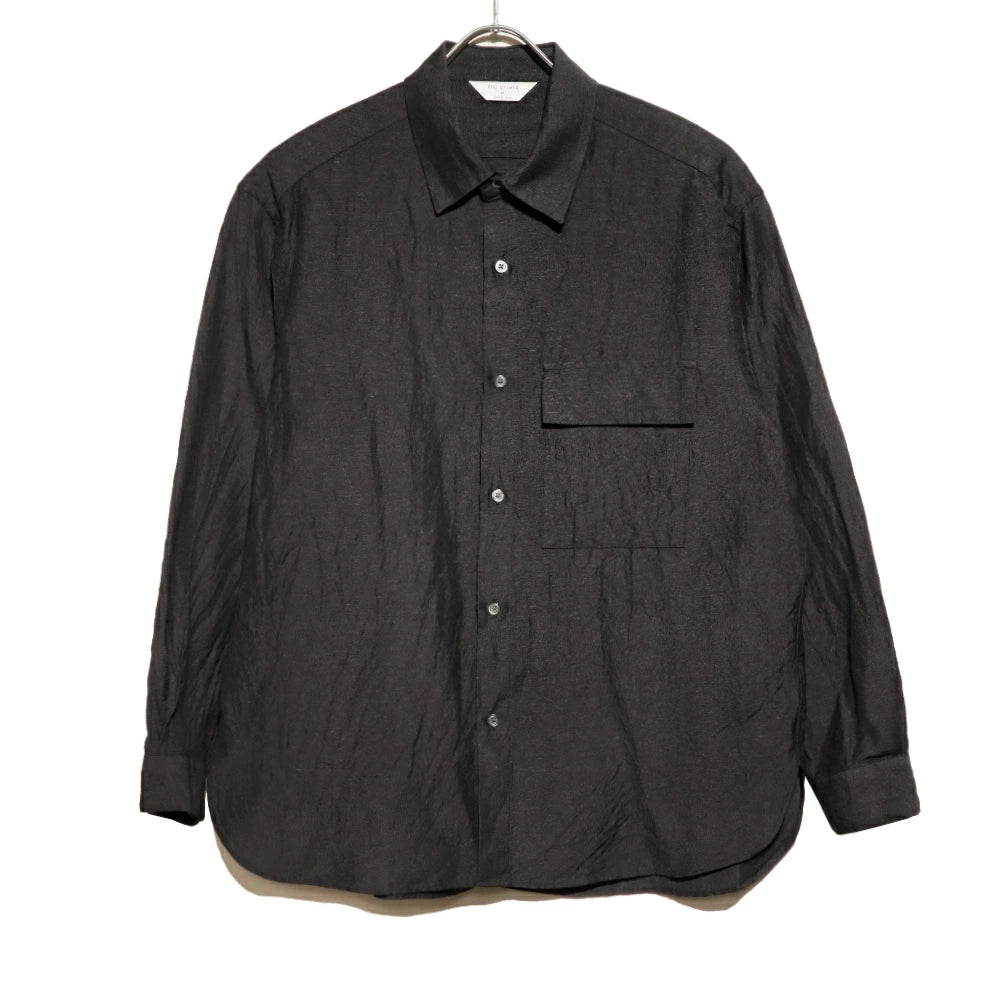 STILL BY HAND(スティル バイ ハンド)Wool Linen Regular Collar Shirts ウール リネン レギュラーカラー シャツ【SH03254】