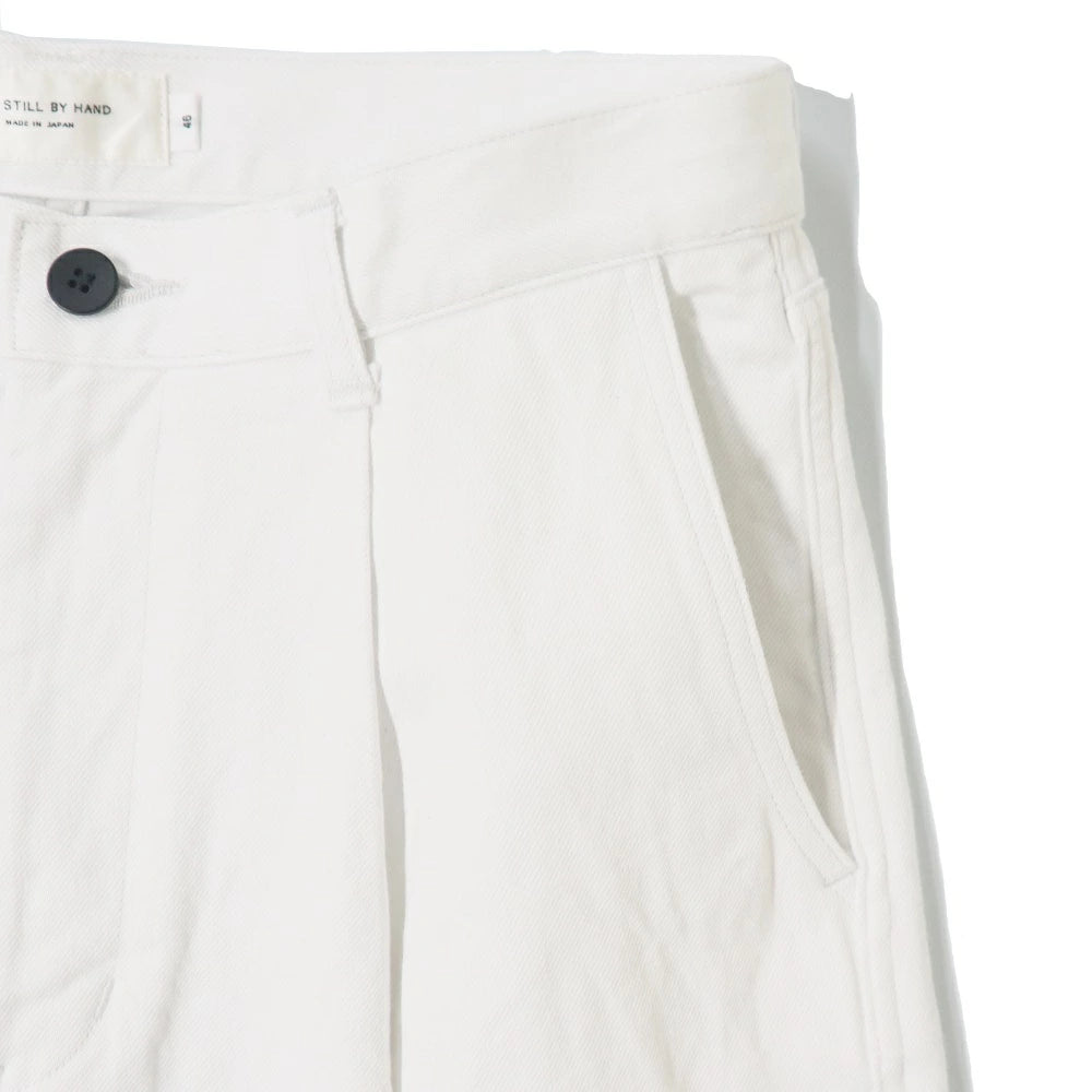 STILL BY HAND(スティル バイ ハンド)11.5oz Deep Tuck Denim Pants 11.5オンス 1タック テーパード デニムパンツ【DN03261】
