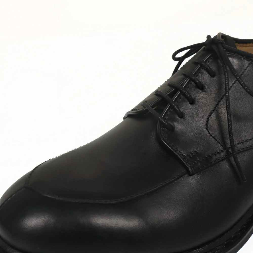 42ND ROYAL HIGHLAND Mens Explorer soft Black ノルウェージャン ソフトレザー Vチップ【CSN8402-01】