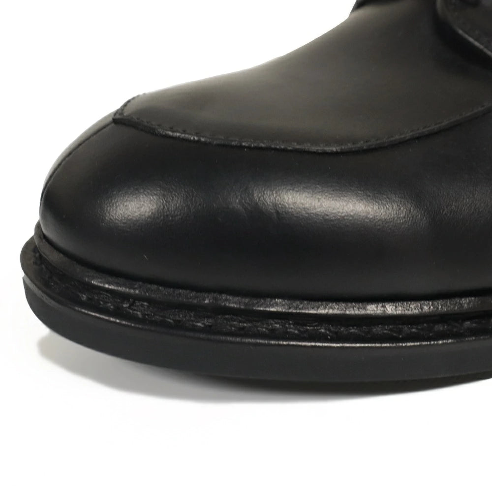 42ND ROYAL HIGHLAND Mens Explorer soft Black ノルウェージャン ソフトレザー Vチップ【CSN8402-01】