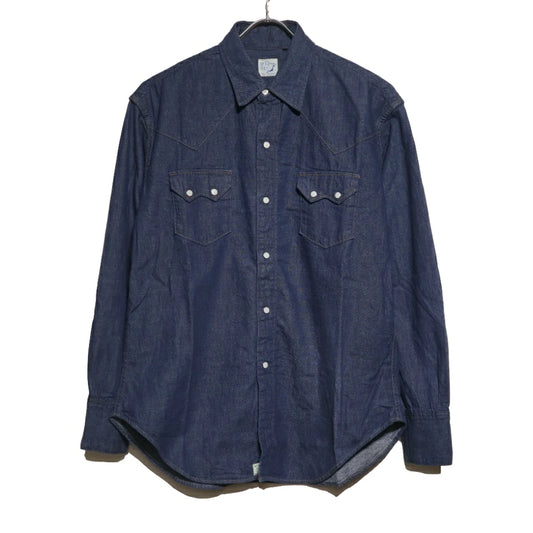 orSlow(オアスロウ)Western Denim Shirts One Wash デニム ウェスタン シャツ"ONE WASH"【01-8124-81】