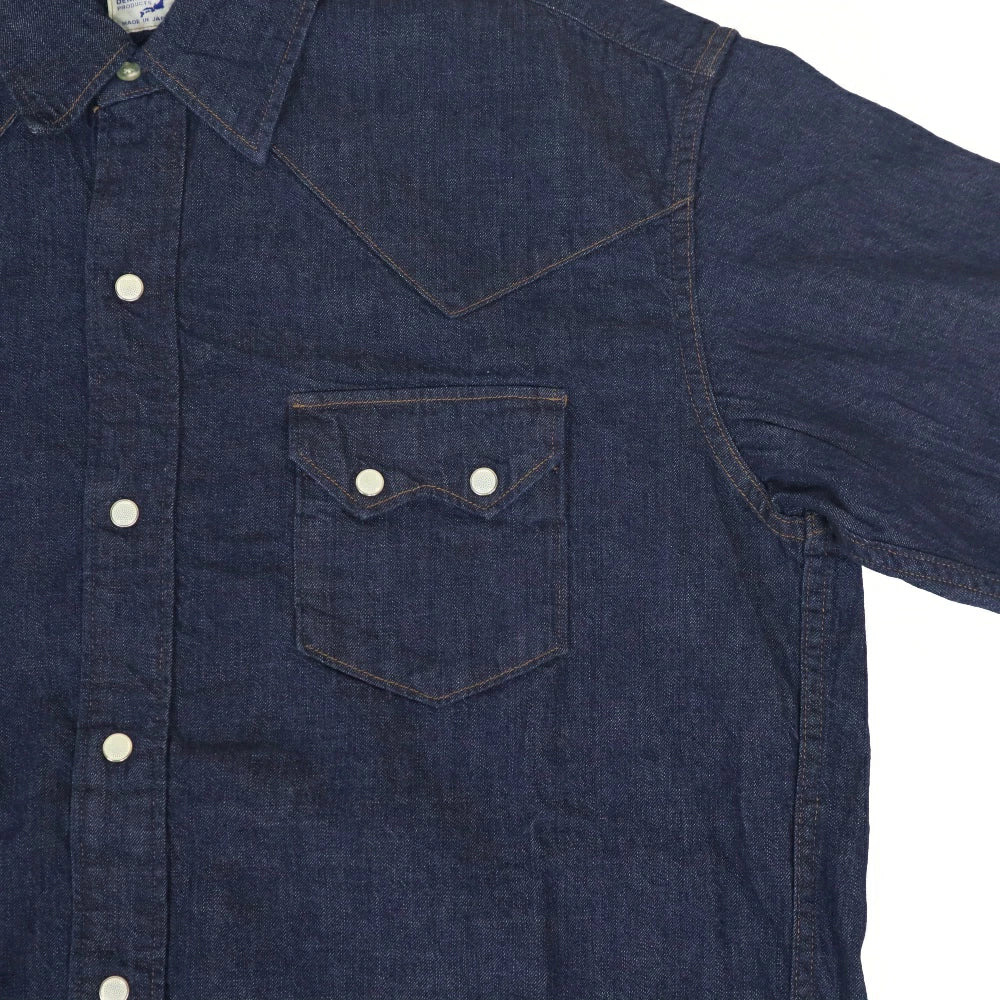 orSlow(オアスロウ)Western Denim Shirts One Wash デニム ウェスタン シャツ"ONE WASH"【01-8124-81】