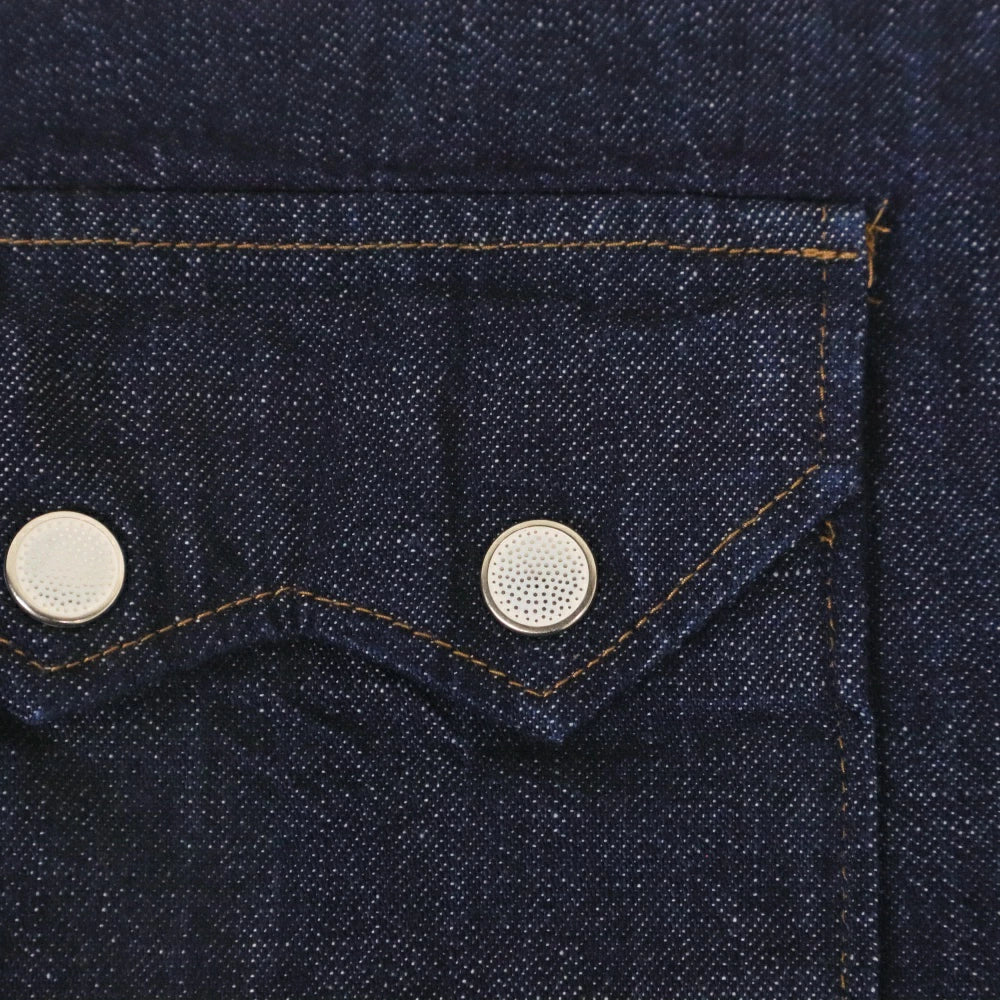orSlow(オアスロウ)Western Denim Shirts One Wash デニム ウェスタン シャツ"ONE WASH"【01-8124-81】