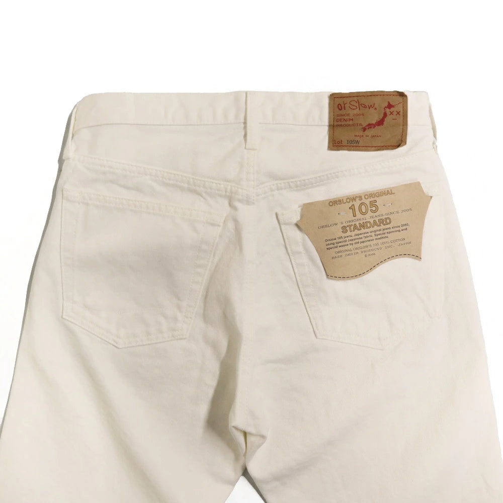 orSlow(オアスロウ)105 80s ホワイトデニム ”White” 【01-1050W-69】