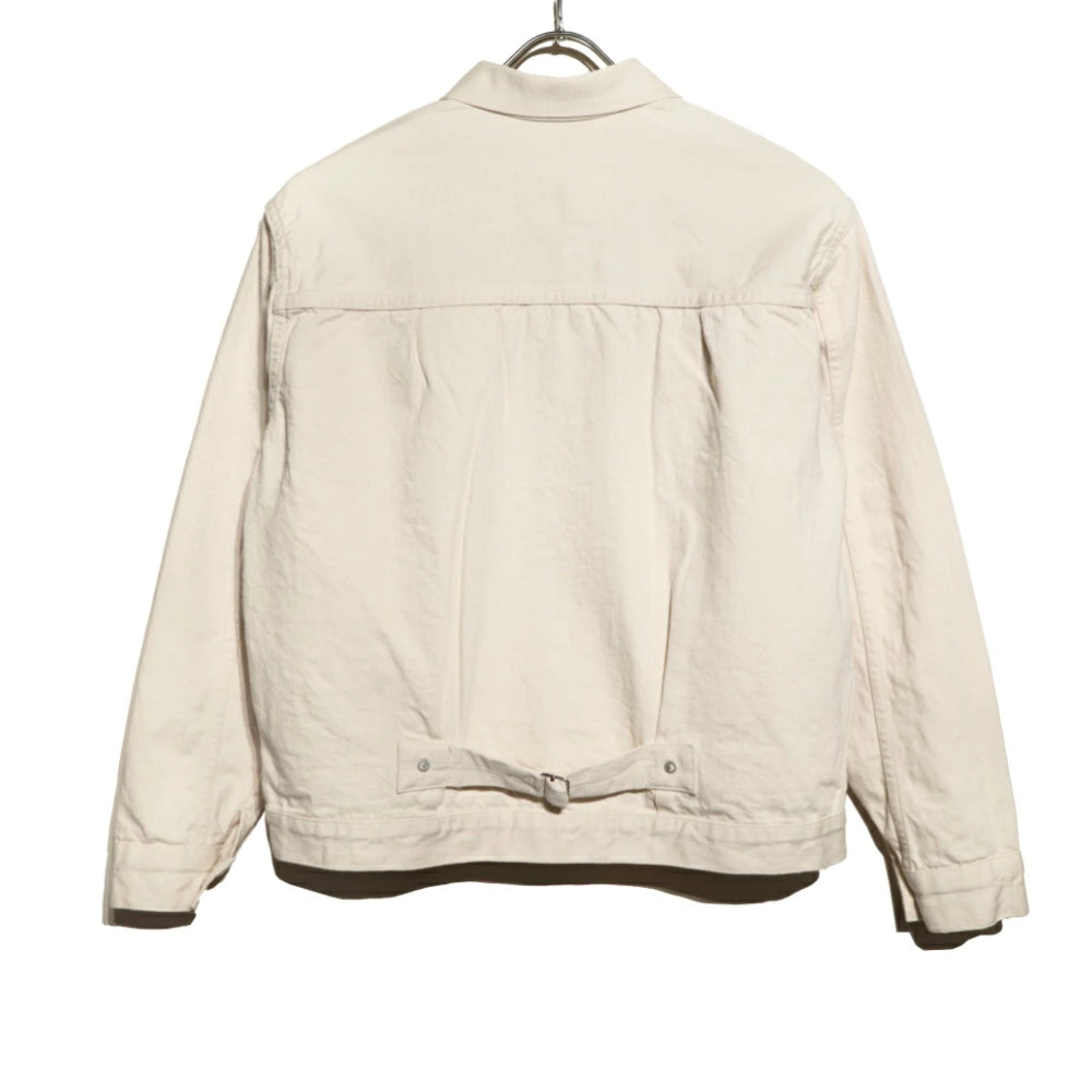 orSlow(オアスロウ)TYPE1 40'S PLEATED FRONT BLOUSE "ECRU"【03-6011-66】