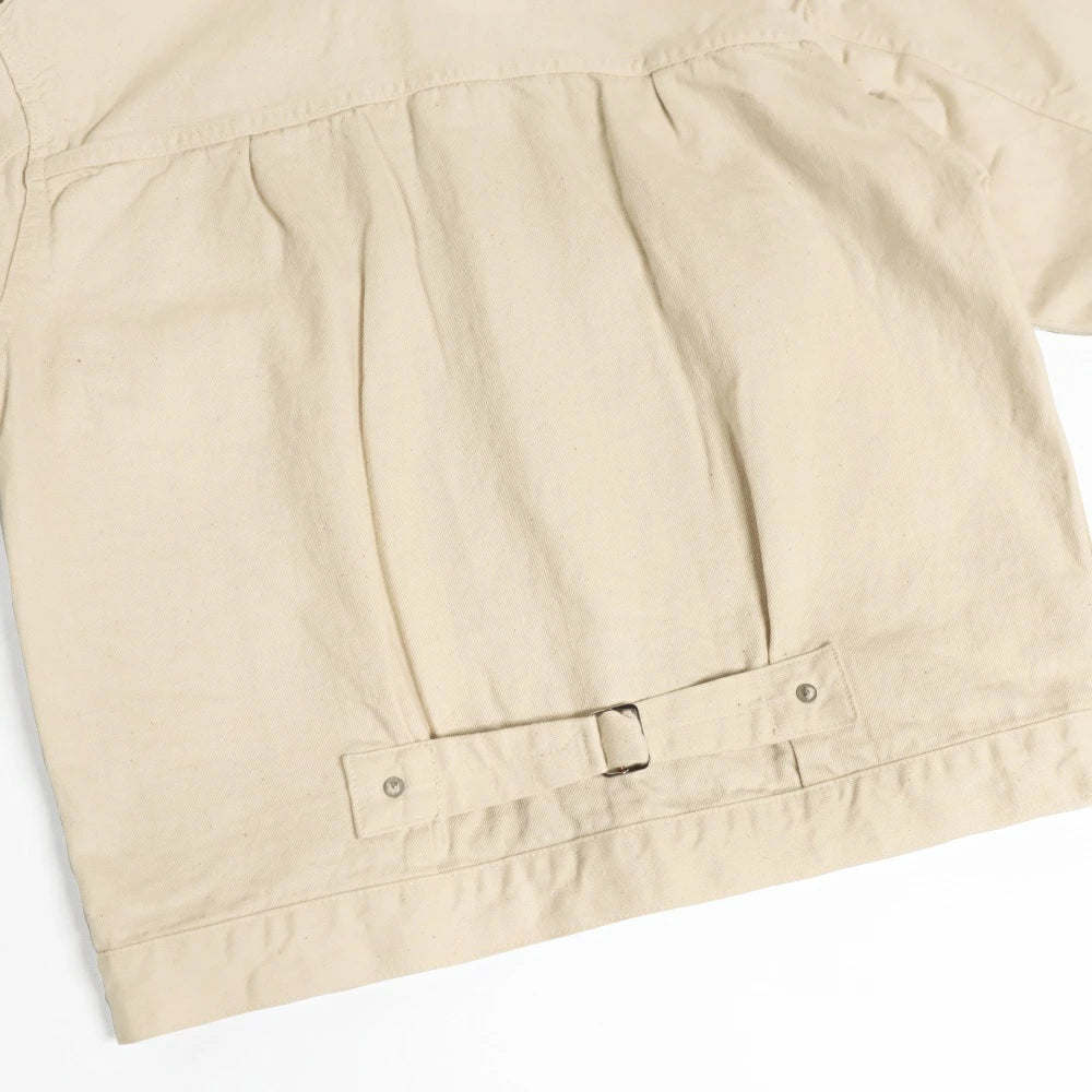 orSlow(オアスロウ)TYPE1 40'S PLEATED FRONT BLOUSE "ECRU"【03-6011-66】