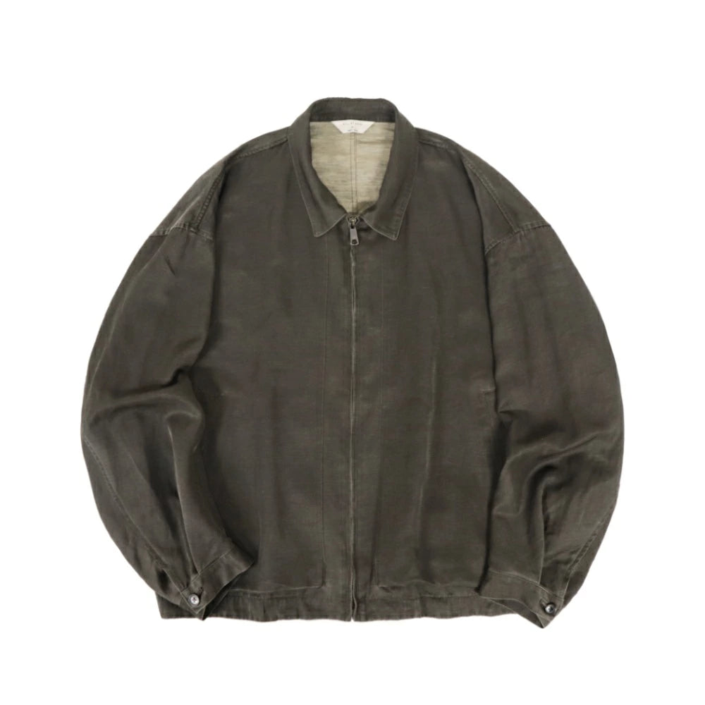 STILL BY HAND(スティル バイ ハンド)Pigment Print Zip Up Blouson ピグメントプリント ジップアップ ブルゾン【BL05261】