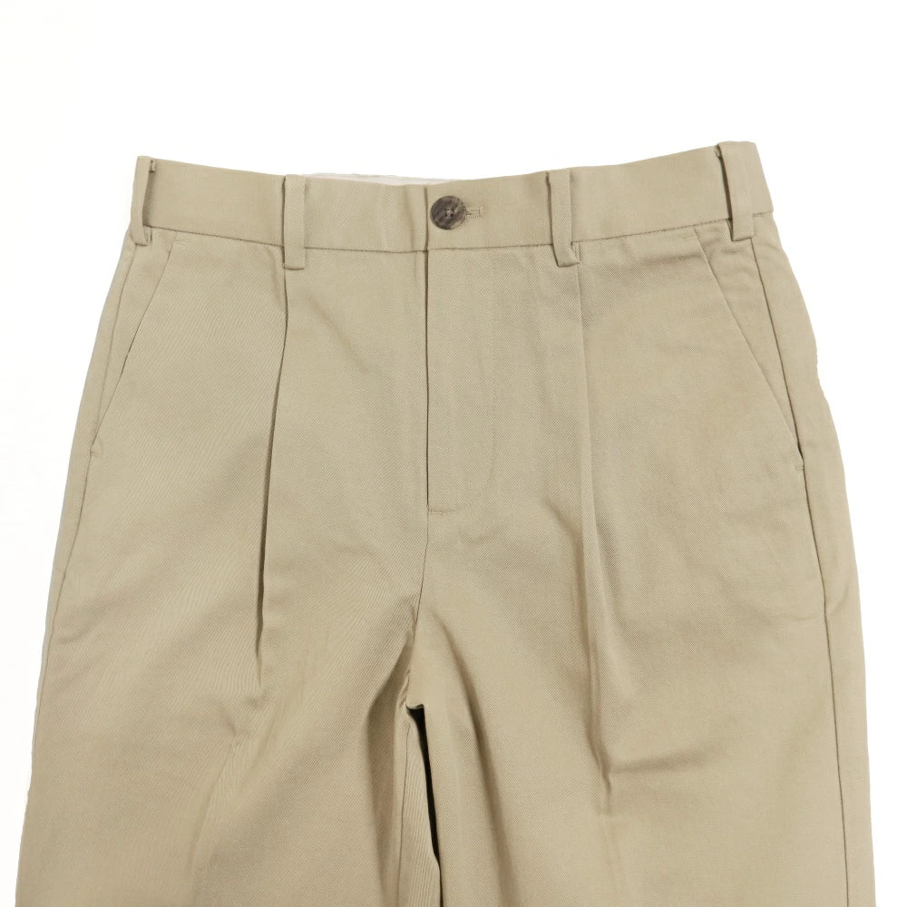 WAX London(ワックスロンドン) AUBYN TROUSER COTTON TENCEL TWILL PANTS【SS26-TRO-CCA-BEI】