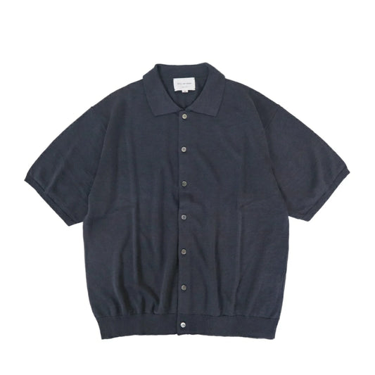 STILL BY HAND(スティル バイ ハンド)Linen/Cotton Half Sleeve Knit Cardigan リネン/コットン ハーフスリーブ ニットカーディガン【KN04262】