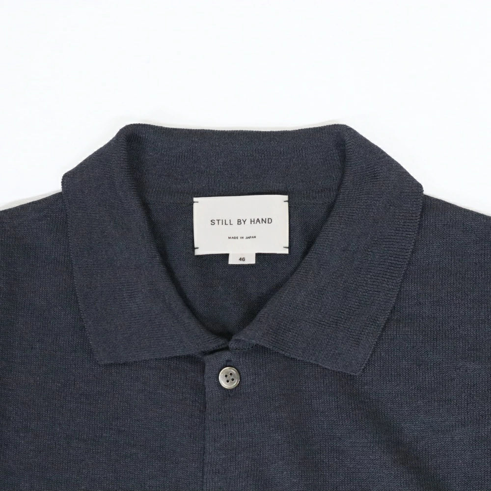 STILL BY HAND(スティル バイ ハンド)Linen/Cotton Half Sleeve Knit Cardigan リネン/コットン ハーフスリーブ ニットカーディガン【KN04262】
