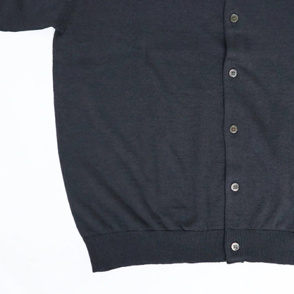 STILL BY HAND(スティル バイ ハンド)Linen/Cotton Half Sleeve Knit Cardigan リネン/コットン ハーフスリーブ ニットカーディガン【KN04262】