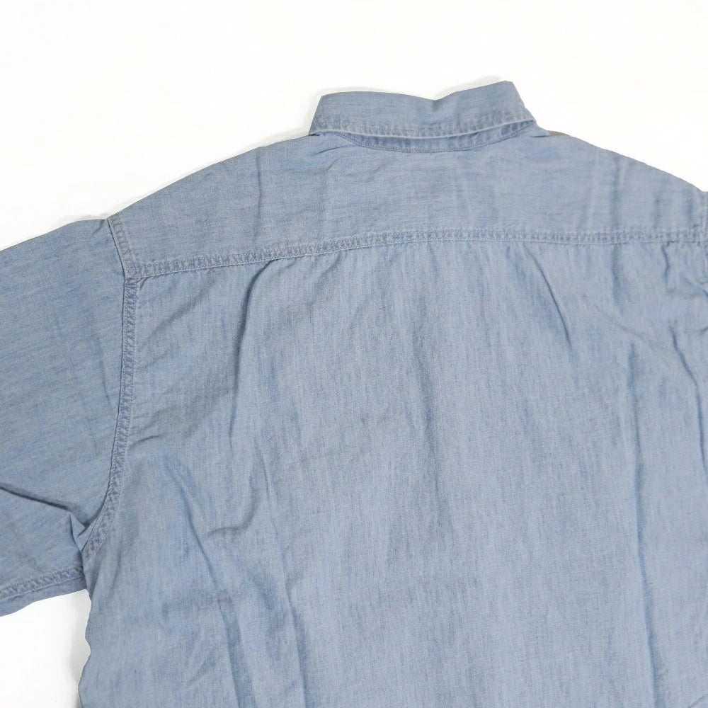 orSlow(オアスロウ) S/S Chambray Work Shirts w/ Flap Pocket ショートスリーブ シャンブレー ワーク シャツ "26SS"【01-8172-99】