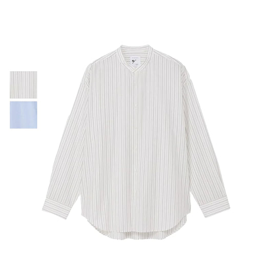 NEUTRALWORKS.(ニュートラルワークス) ロングスリーブ ラミー ミックスビッグシャツ【KSU35148】