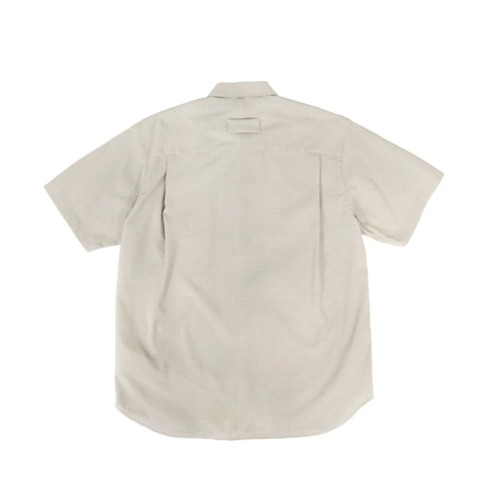 beruf baggage(ベルーフバゲージ)×GOODNEIGHBORS SHIRTS(グッドネイバーズシャツ)COMFY S/S Shirts "BEIGE" ドットエア ショートスリーブ シャツ【brf-GNS02】