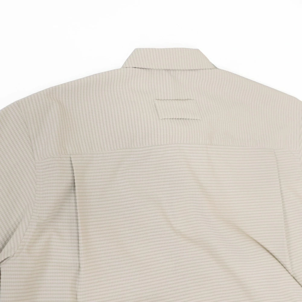 beruf baggage(ベルーフバゲージ)×GOODNEIGHBORS SHIRTS(グッドネイバーズシャツ)COMFY S/S Shirts "BEIGE" ドットエア ショートスリーブ シャツ【brf-GNS02】