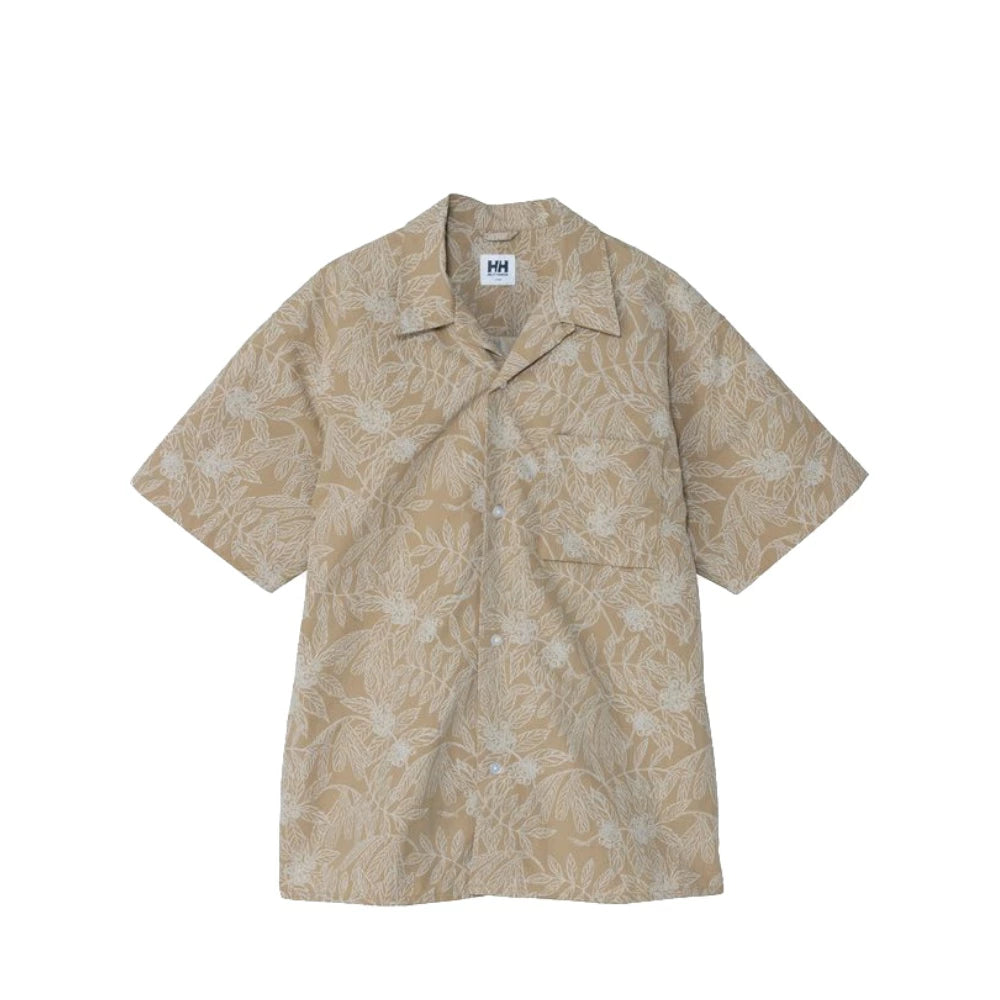 HELLY HANSEN（ヘリーハンセン)Unisex/ユニセックス S/S Printed Bask Shirts ショートスリーブプリンテッドバスクシャツ【HOE42640】