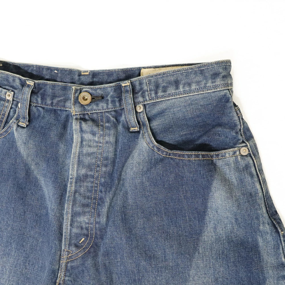 KURO DENIM (クロ デニム) STRUCTURE SHORTS "WASH 001"【964245】