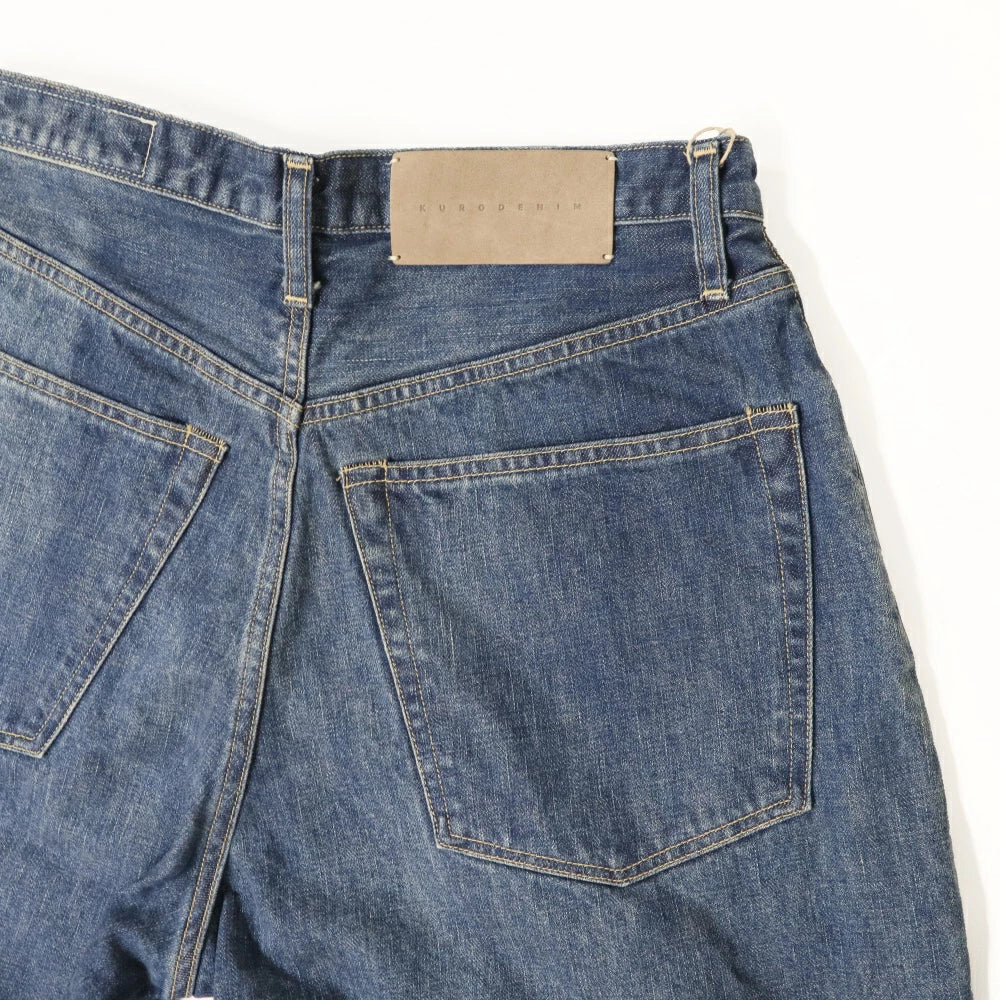 KURO DENIM (クロ デニム) STRUCTURE SHORTS "WASH 001"【964245】
