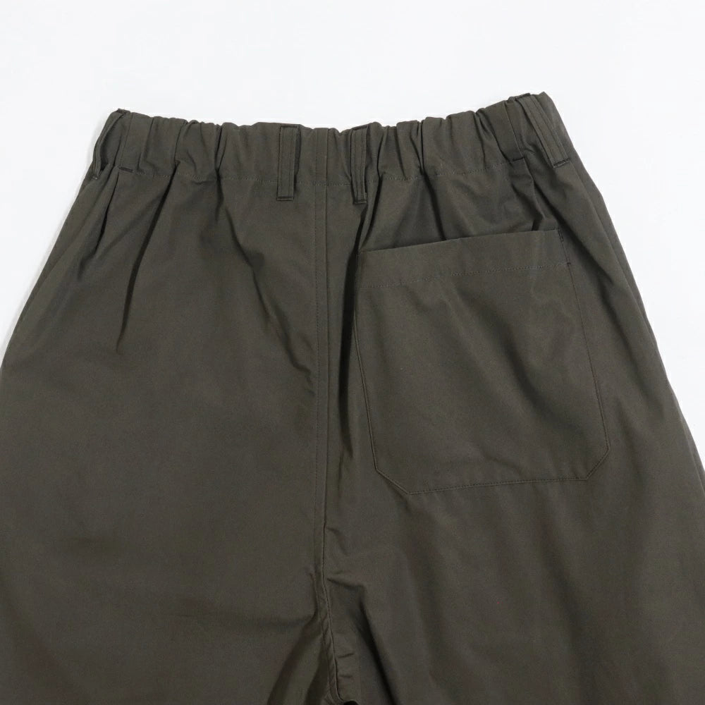 STILL BY HAND(スティル バイ ハンド)Cotton Weather Cloth Wide Shorts ウェザークロス 7分丈 カットオフ ショーツ【PT05262】