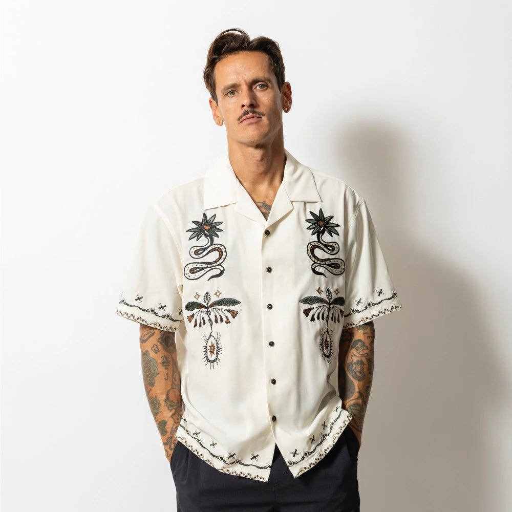 ROARK(ロアーク)"AUGS PALM" GONZO S/S【RWJ1221-UBL】