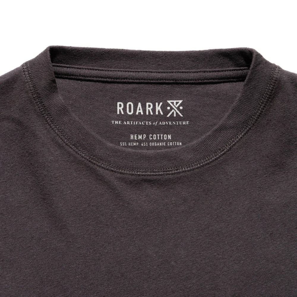 ROARK(ロアーク)H/W HEMPCOTTON S/S TEE 【RTJH1220-BNM/WHT】