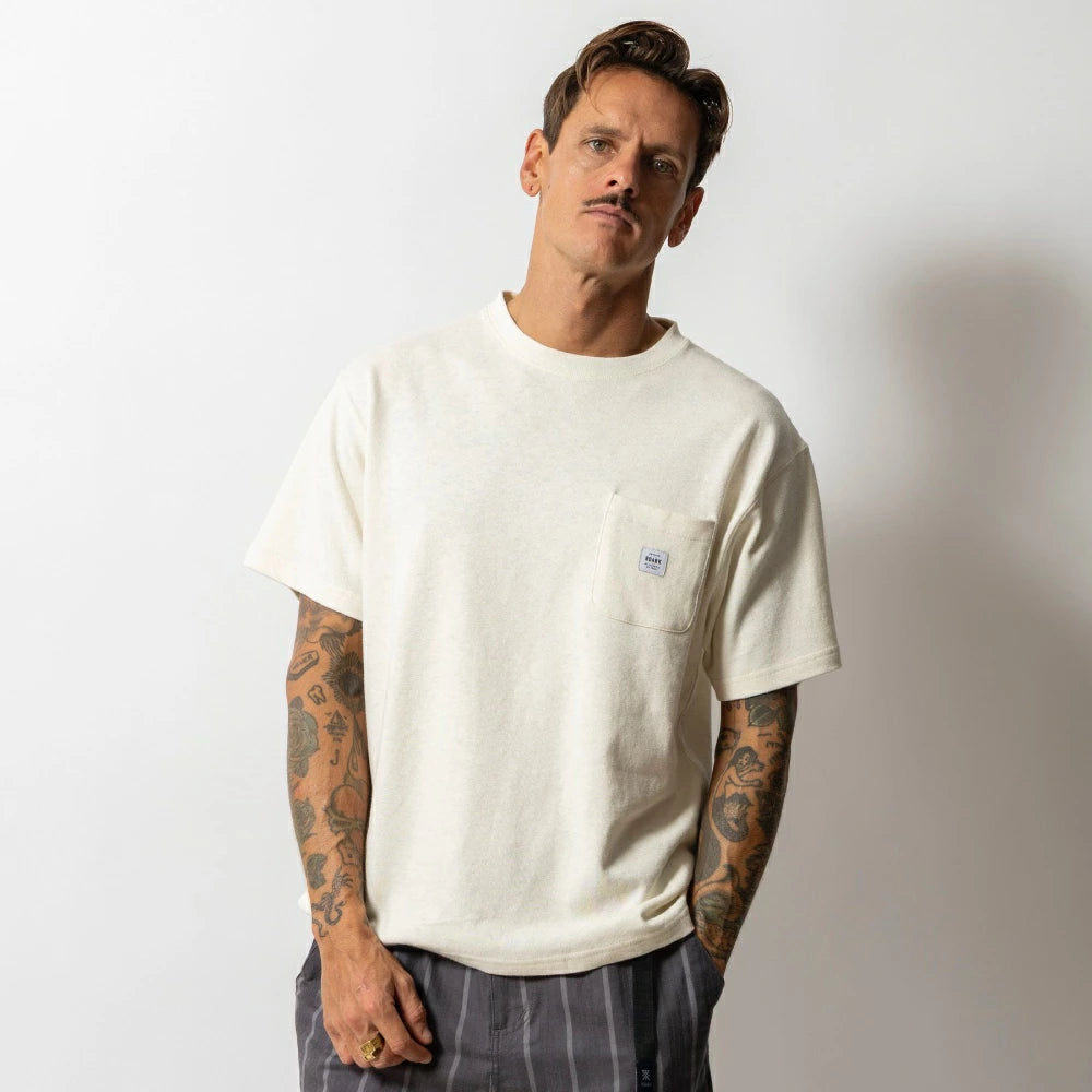ROARK(ロアーク)H/W HEMPCOTTON S/S TEE 【RTJH1220-BNM/WHT】