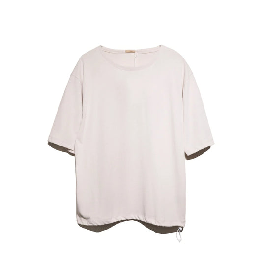 LAMOND(ラモンド) Vintage Twist Drawstring Basque Shirt 強撚ドローコード バスクシャツ【LM-C-218】