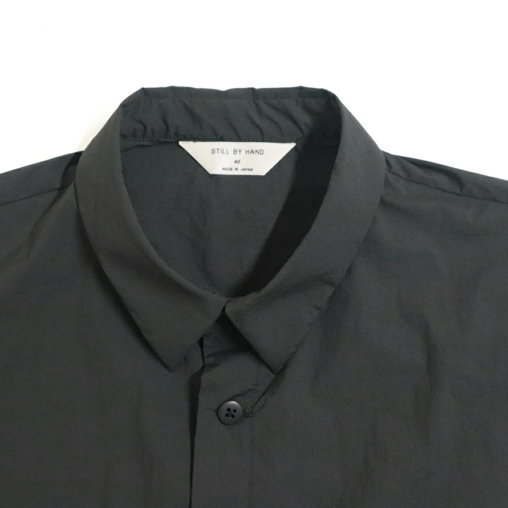 STILL BY HAND(スティル バイ ハンド)Nylon Stretch S/S Shirts ストレッチナイロン ショートスリーブシャツ【SH02262】