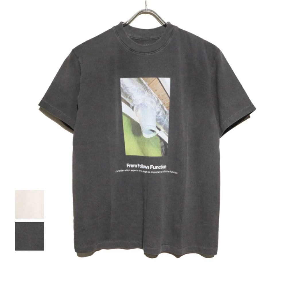KURO(クロ)17/-ROUND SHAPE DYED TEE "From Follows Function"【964262】